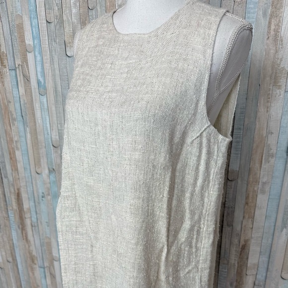 Hackwith Design House M L Weldon Long Midi Tunic Tank Top Dress Boucle Lagenlook - Picture 5 of 11